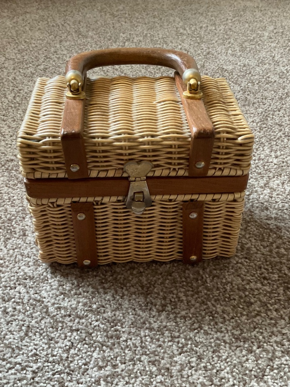 Vintage Lesco Lona basket purse.